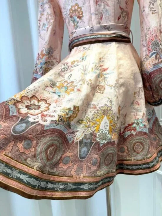 Zimmermann Alchemy Button Mini Dress - Picture 6 of 9